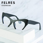 Women Cat Eye Style Half Frame Eyeglasses Clear Lens Retro Glasses Frames New