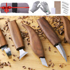 10x Wood Carving Knives Set Woodworking Tools Spoon Kit Whittling Carpenter Tool
