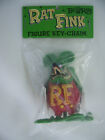 Rat Fink Ed 'Big Daddy' Roth Figure Key Chain Sealed In It's Original Packaging