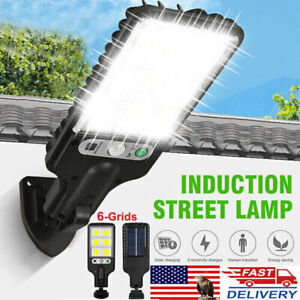 1000000LM LED Solar Motion Sensor Bright Light Garden Outdoor Street Wall Lamp