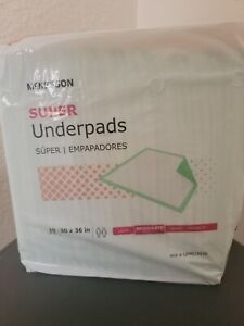 10 McKesson Moderate Absorbency Adult Bed Pad Disposable Underpads 30