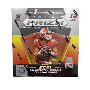 2021 PANINI PRIZM Football NFL Draft Picks Mega Box/ 1 Orange Ice Auto per Box
