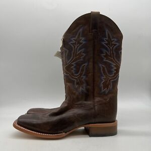 Cody James Duval BCJSP21L5-1 Mens Brown Leather Pull On Western Boots Size 8.5 D