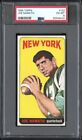 1965 Topps Football #122 Joe Namath Rookie Card RC Graded PSA 6 Ex MINT Jets