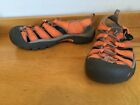 Keen Anatomic Footbed Anti-odor Gray/Orange Hiking Water Sandals Women's Size 9