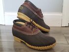 Vintage LL BEAN Boots Leather Upper Shearling Lined Lace Up Duck Boot Mens 11W