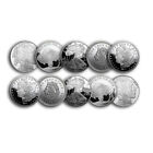 1 oz Silver Round - Secondary Market (Lot of 10)