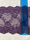 14cm Stretch Lace Purple In 5 Meter Lots New