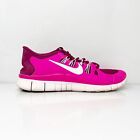 Nike Womens Free 5.0 Plus 580591-616 Pink Running Shoes Sneakers Size 7