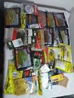 FISHING TACKLE LOT LARGE ASSORTMENT HOOKS RIGS LURES RUBBER LINE ACCESSORIES ++