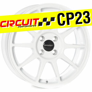 Circuit Performance CP23 16x7 4-100 +35 Gloss White Wheels Rims Type R Style