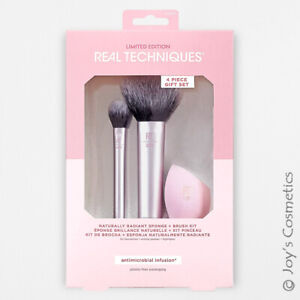 1 REAL TECHNIQUES Limited Edition Naturally Radiant Sponge + Brush Kit 