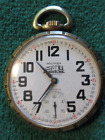 Waltham  - 17j - Running Strong -  Railroad Dial & Case