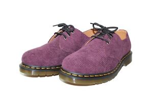 Dr Marten 1461 Duchess Oxblood Corduroy Oxford Shoes Men's 10 NEW!