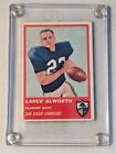 💎 [ROOKIE CARD] Lance Alworth 1963 Fleer Football Rookie Card #72 Chargers