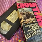 Rare CRUSH THIS! Retro Monster Trucks Big Foot 1991 Main Event Video VHS VTG