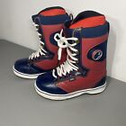 New ListingVans Revere Snow Board Boots Blue/ Red With BOA lacing System  Men’s Size 9