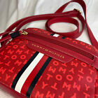 Tommy Hilfiger Womens Crossbody Bag Faux Leather Red NEW with Tags