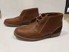Pre Owned Andrew Men's Leather Lace Up Dress Boots Size 11 M
