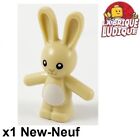 LEGO 1x Animal Rabbit Bunny Rabbit Standing Plush Beige/Tan 66965pb01 New