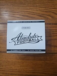 New Listing2022 PANINI ABSOLUTE NFL FOOTBALL FACTORY SEALED CELLO FAT 12 PACK BOX 240 Cards