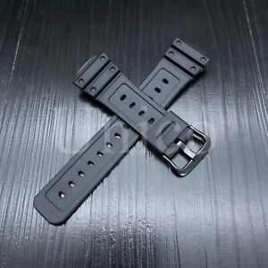 16 mm Watch Strap Fits for G-Shock Band Rubber DW-6900 DW-5600 GW-M5610 Black