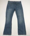 Levis Jeans Mens 34x32 Blue 527 Bootcut Leg Cotton American Denim Rancher