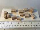 Lot of solid plastic cargo crates, barrels and chests for Diorama or playset.