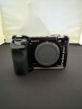 Sony Alpha A6300 24.2MP Digital Camera BUNDLE - Black w/cage, batteries, charger