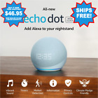 NEW! ECHO DOT CLOCK - Gen 5 | Amazon ALEXA SMART Speaker LED Disp. | Cloud BLUE