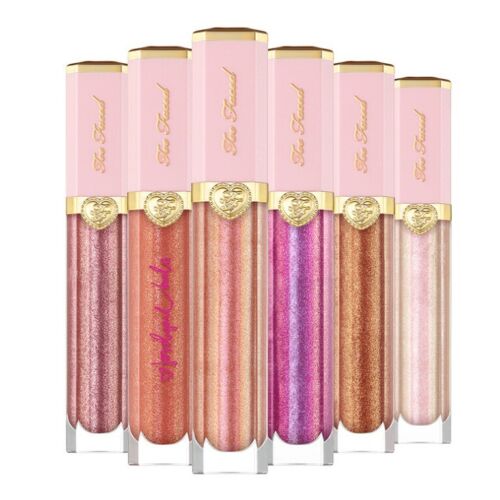 Too Faced Rich & Dazzling High Shine Sparkling or Injection Lip Gloss Choose