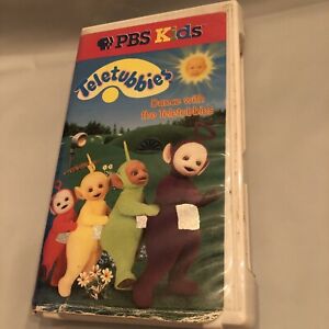 TELETUBBIES: DANCE WITH THE TELETUBBIES VHS VIDEO, MOVEMENT & PLAY, PBS KIDS