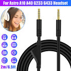3.5mm Replacement Audio Cable Cord for Astro A10 A40 G233 G433 Gaming Headset 2M