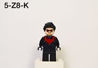 Lego DC Super Heroes Nightwing Minifigure Red Eye Holes and Chest Symbol (76011)