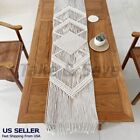 Macrame Table Runner 80 Inch Boho Cotton Farmhouse Style Includes Wall Hanging