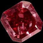 Stunning Fancy Red Loose Diamond Radiant shape 0.54CT. I1  GIA Cert.
