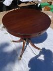Antique round Lion head and feet wooden table