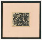 Clare Leighton (1898-1989) - Framed Mid 20th Century Lithograph, Sorghum Mill