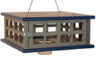 JCs Wildlife Recycled Poly Lumber Caged Platform Bluebird Feeder