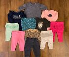 Baby Girl 0/3 Months Winter Clothes Pants Shirts Bodysuits Outfits Bundle Lot