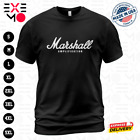 New Marshall Amplification Amplifier Logo Rock Band Pop Guitar T-Shirt S-5XL