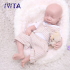 17'' IVITA Eyes Closed Baby Boy Floppy Silicone Reborn Sleeping Infant Doll