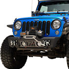 EAG Stubby Front Bumper Rock Crawler with Winch Plate Fit for 07-18 Jeep JK (For: Jeep)