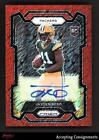 New Listing2023 Panini Prizm Autographs Red Shimmer #334 Jayden Reed RC Rookie AUTO /35