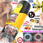 Male Masturbaters Automatic HandsFree Rotating Cup Thrusting Stroker Men Sex Toy