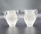 New ListingLot Of 2 LE Smith Daisy And Button Miniature Pitcher & Toothpick Holder Clear