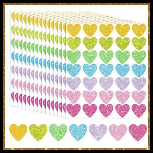 Heart Stickers Glittery Sparkly