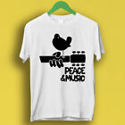 Woodstock Music Festival Peace 1969 Retro Gift Tee T Shirt P637