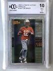 2000 Tom Brady Ultimate Victory Parallel Gold Foil RC... Graded Beckett BCCG 10