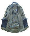 The North Face Jester Backpack Green/Black/Gray Large School Travel Hiking